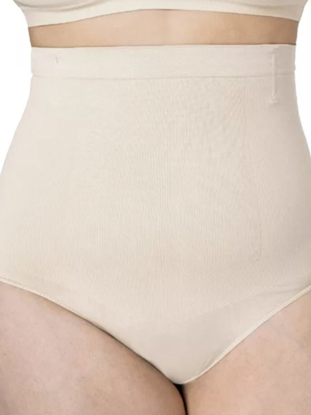 Shapermint Essentials Women's High Waisted Shaper Panty 54008 Chai NWT